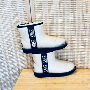 UGG Australian Shepherd AVA clear waterproof sheep wool lined rain boots booties thumbnail 8