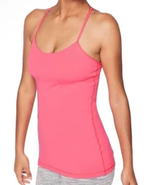 NWT Lululemon Power Pose Tank Flash Light‎ Tone Pink Gym Yoga Workout Top 10 thumbnail 1