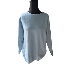House of Tweed Baby Blue Sweater One Size Button Back Pockets Scotland thumbnail 4