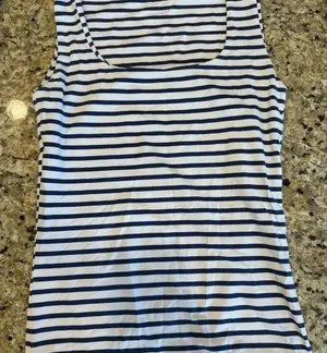 Zara Woman Size M Striped Shirt thumbnail 1