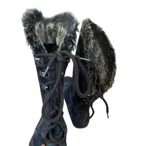 The North Face Janey Black Suede Waterproof Snow Winter Boots Primaloft Womens 8 thumbnail 9