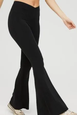 Aerie Crossover Flare Leggings thumbnail 1
