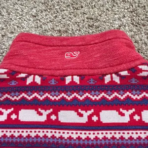 Vineyard Vines Women’s Pink Whale Fair Isle Pullover  thumbnail 9