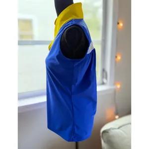 Golf Tennis Pickleball Tank Top Small Blue Yellow Sleeveless Swingdish thumbnail 3