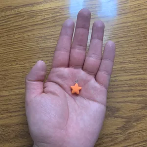 Orange Star Charm Pendant thumbnail 4
