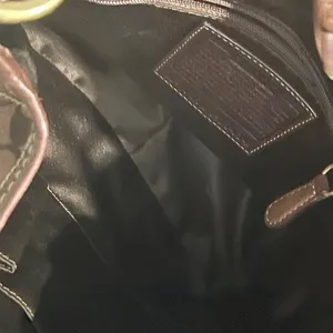Coach Brown Leather and Canvas Shoulder Bag thumbnail 15