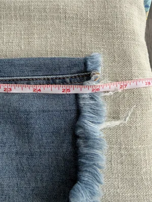 Risen Jeans High Waisted Frayed Hem Wide Leg Jeans Size 5/27 thumbnail 8
