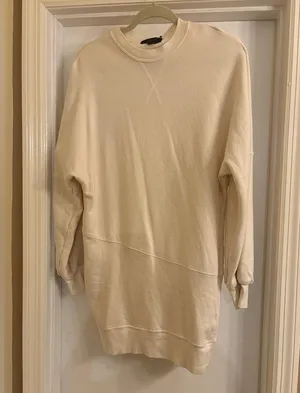 Michael Costello NWT x REVOLVE Sweatshirt Mini Dress thumbnail 4