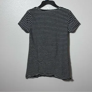 Divided‎ by H&M Women stripe Black t-shirt size small thumbnail 4