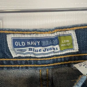 Y2K Vintage Jean Skirt Denim Mini Old Navy Size 16 Blue Low Rise Low Waisted thumbnail 5