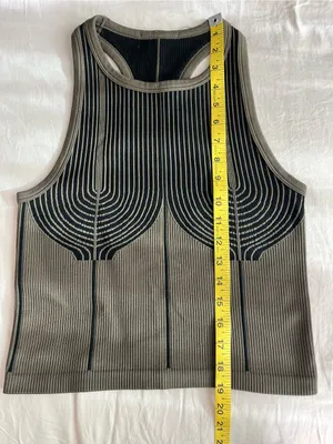 Gladiator Grunge Tank• Olive & Black• Sz S thumbnail 6