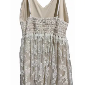 Baltic Born‎ Cozette Lace Gown White Nude Maxi Wedding Romantic Women's Size L thumbnail 8