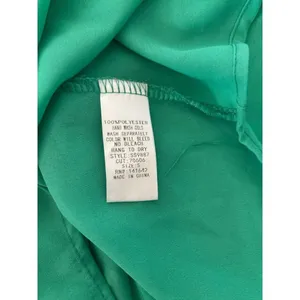 She + Sky Women's Emerald Green Blouse thumbnail 5