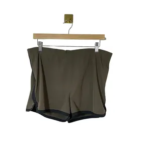 Lucy Active Womens Olive Green Lined Running Workout Shorts Athleisure Size M thumbnail 2