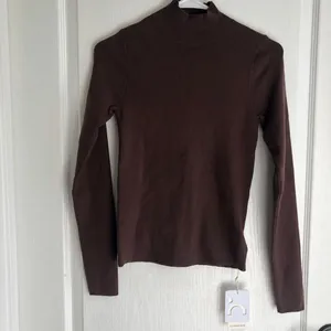 Commense Womens‎ Knit Top Size Medium Brown Long Sleeve Mock Neck Slim Fit NWT thumbnail 9