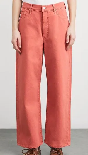 MOTHER The Dodger Wide Leg Ankle Jeans Size 28 Canyon Coral Casual Everyday thumbnail 1