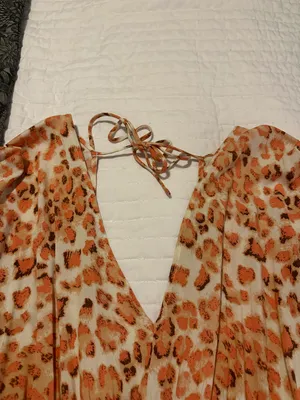 Boutique Dress Orange Size M thumbnail 7