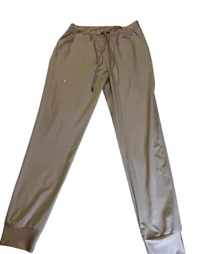 Under Armour Women’s Athletic Joggers – Tan Drawstring Sweatpants thumbnail 1