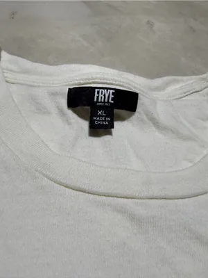 Frye cream Hell-Cat Graphic Crewneck Tee XL thumbnail 2