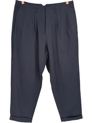 NWOT ALLSAINTS Womens‎ Lyon Asai Trouser Pants Navy Pleated Size 2 Contemporary thumbnail 1
