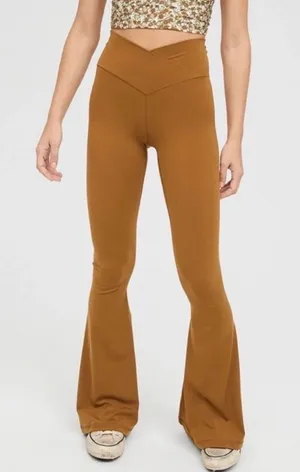 Aerie Crossover Leggings Flare thumbnail 1