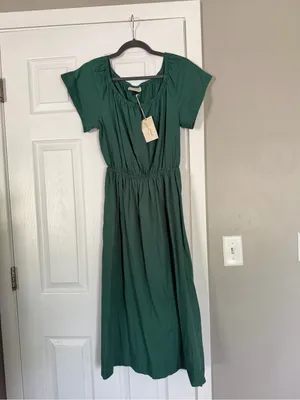 Universal Threads Teal Green Cut out Detail Maxi Dress thumbnail 8