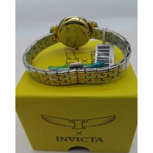 Invicta Wildflower Women Two Tone Crystal Floral Mother of Pearl Watch 45191 thumbnail 2