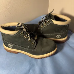 Timberland Women's Nellie Waterproof Chukka Boot in blue nubuck leather NWOT thumbnail 13