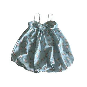 Free People In A Bubble Mini Dress Size Medium Bluebell NWT Floral Babydoll thumbnail 3
