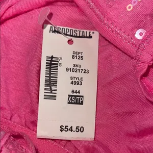 NWT! Aeropostale Pink Sequin Dress Size XS thumbnail 6