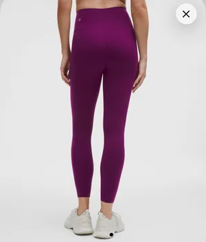 NWT Lululemon Glow Up SHR Tight 25” Leggings | Size 2 | Deep Luxe Purple thumbnail 8