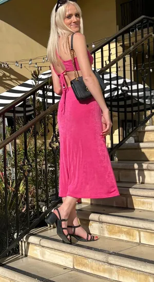SheIn Pink Skirt thumbnail 4