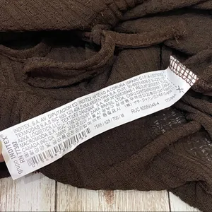 Zara Brown Contrast Button Blouse M thumbnail 11