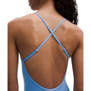 Lululemon Align Cross-Back Bodysuit 4" Pool Party thumbnail 7