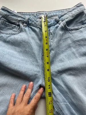 American Eagle Sz 10 Strigid Mom Jeans high rise denim Pants thumbnail 8
