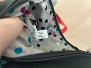 Thirty-one Wristlet bag embroidered with a floral “C” thumbnail 6