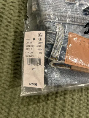 Pacsun Casey Low Rise Baggy Jeans Butt Slit Light Indigo thumbnail 4