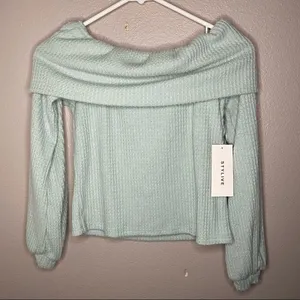 Stylive off the shoulder sweater top Size M thumbnail 1