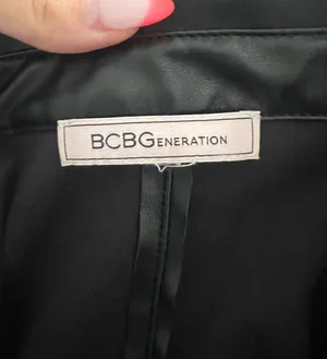 BCBGeneration Black Gameday Romper Small thumbnail 3