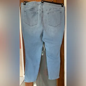 Old Navy Women’s Plus Extra Hi Rise Rockstar Super Skinny Medium Wash Jeans 28 thumbnail 7