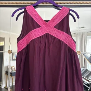 Vintage Odd Molly Purple and Pink Mini Dress thumbnail 5