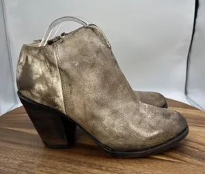 Freebird by Steven Detroit Ankle Boots Bootie‎ Distressed Brown Boho Women's 10 thumbnail 1