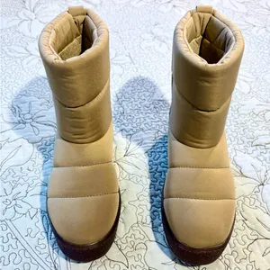 Madewell The Toasty Puffer Water-Resistant Cozy Boot ~ Olive Surplus ~ Size 6 💛 thumbnail 2