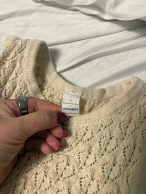 Old Navy crochet swim cover up dress thumbnail 2