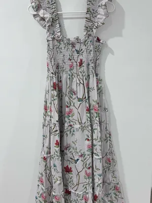 Hill House x Diane Hill Floral Nap Dress M Artist Edition 2022 Chinoiserie thumbnail 4