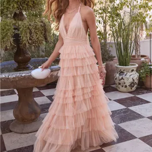 VICI Love Filled Tiered Tulle Maxi Dress thumbnail 12