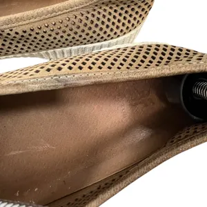 Frye Melanie Tan Perforated Leather Slip On Sneakers Shoes‎ Womens 8M 71288 thumbnail 5