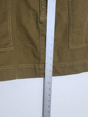 Old Navy Olive Green Utility Cargo Mini Skirt Size 22 thumbnail 6