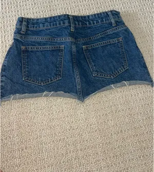 Edikted Mini Denim Skirt thumbnail 2