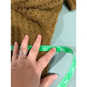 OFFLINE by Aerie Women Brown Chunky Knit Hooded Sweater Size M 9798599940 thumbnail 9